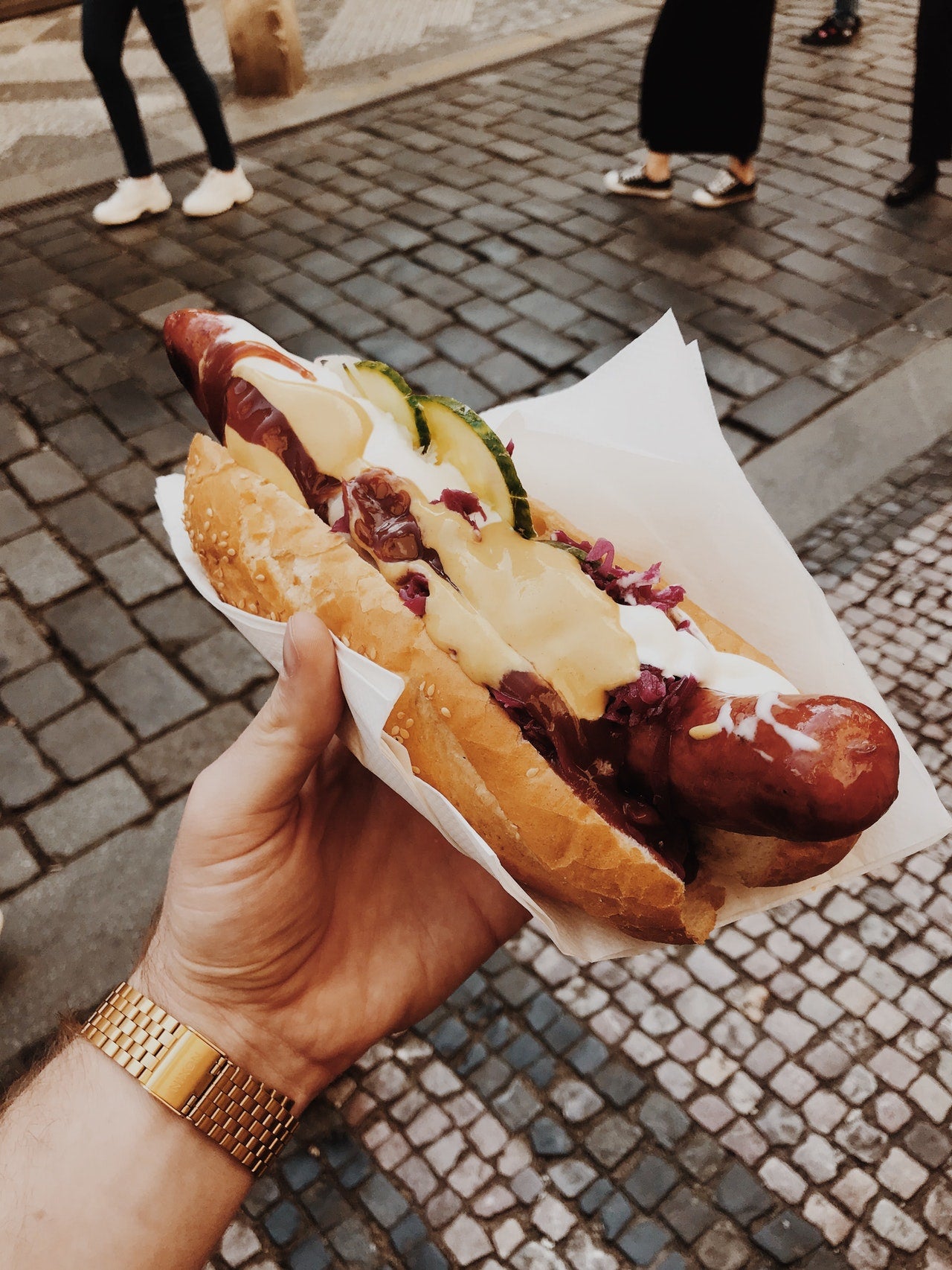 Recette - Hot dog gourmet à la choucroute