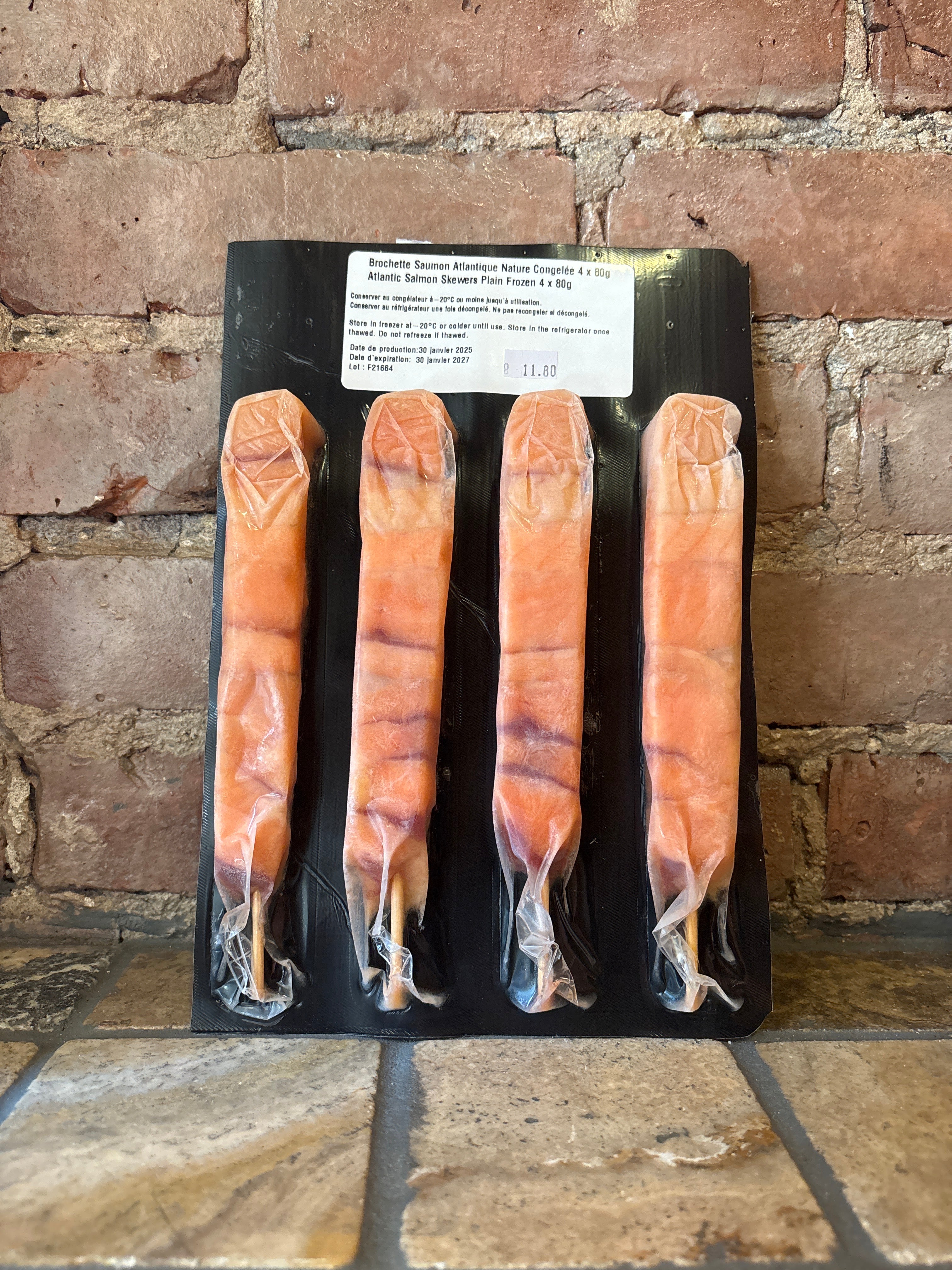 Atlantic Salmon Skewer 4x80g