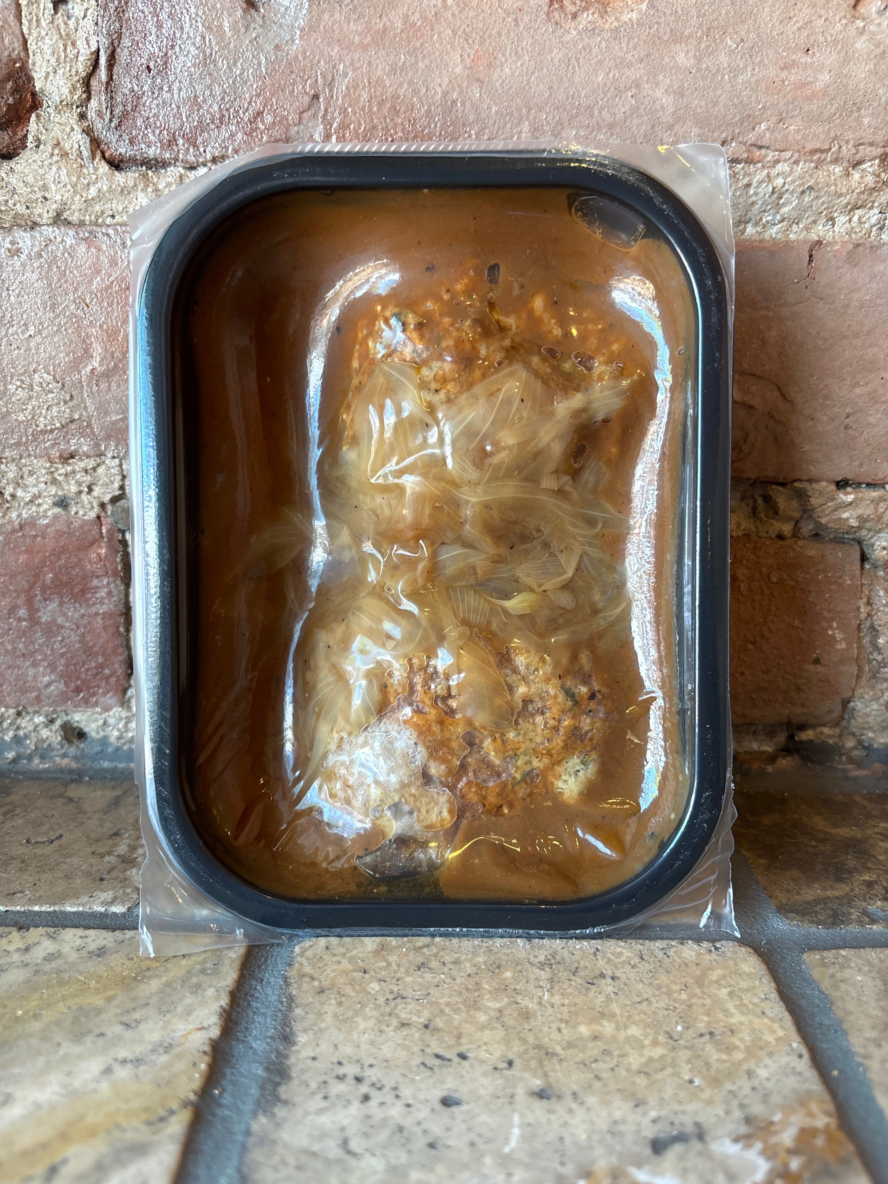 Hamburger steak - 1 serving