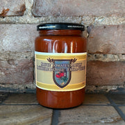 Homemade tomato sauce with extra virgin olive oil
