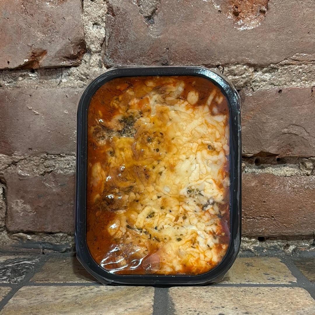 Aubergine parmigiana et farfale - 1 portion