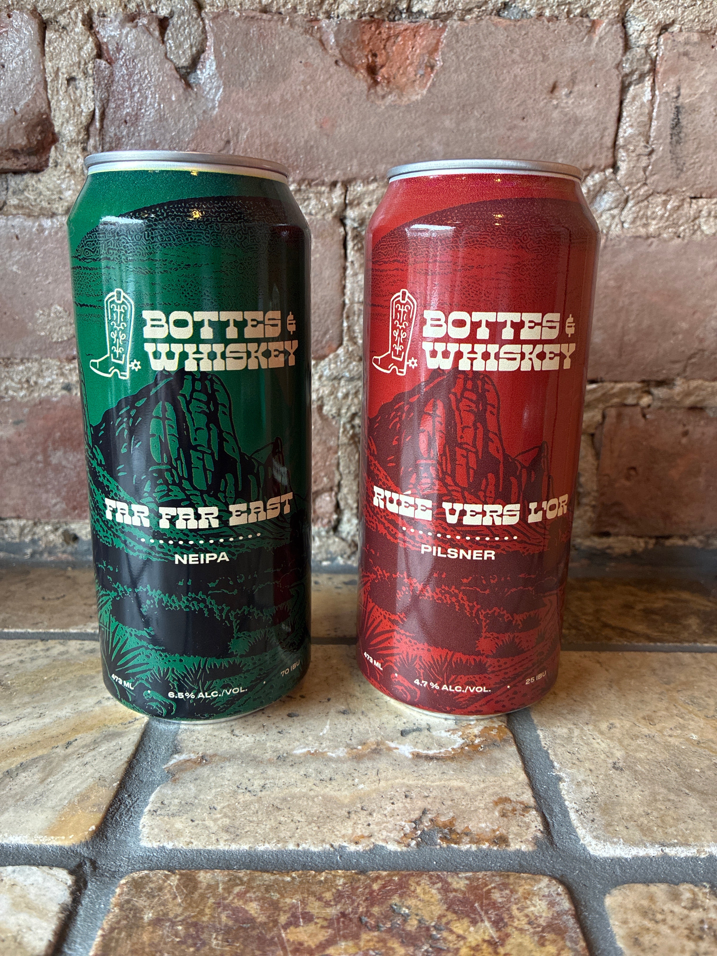 Bottes & Whiskey Craft Brewery 473ml