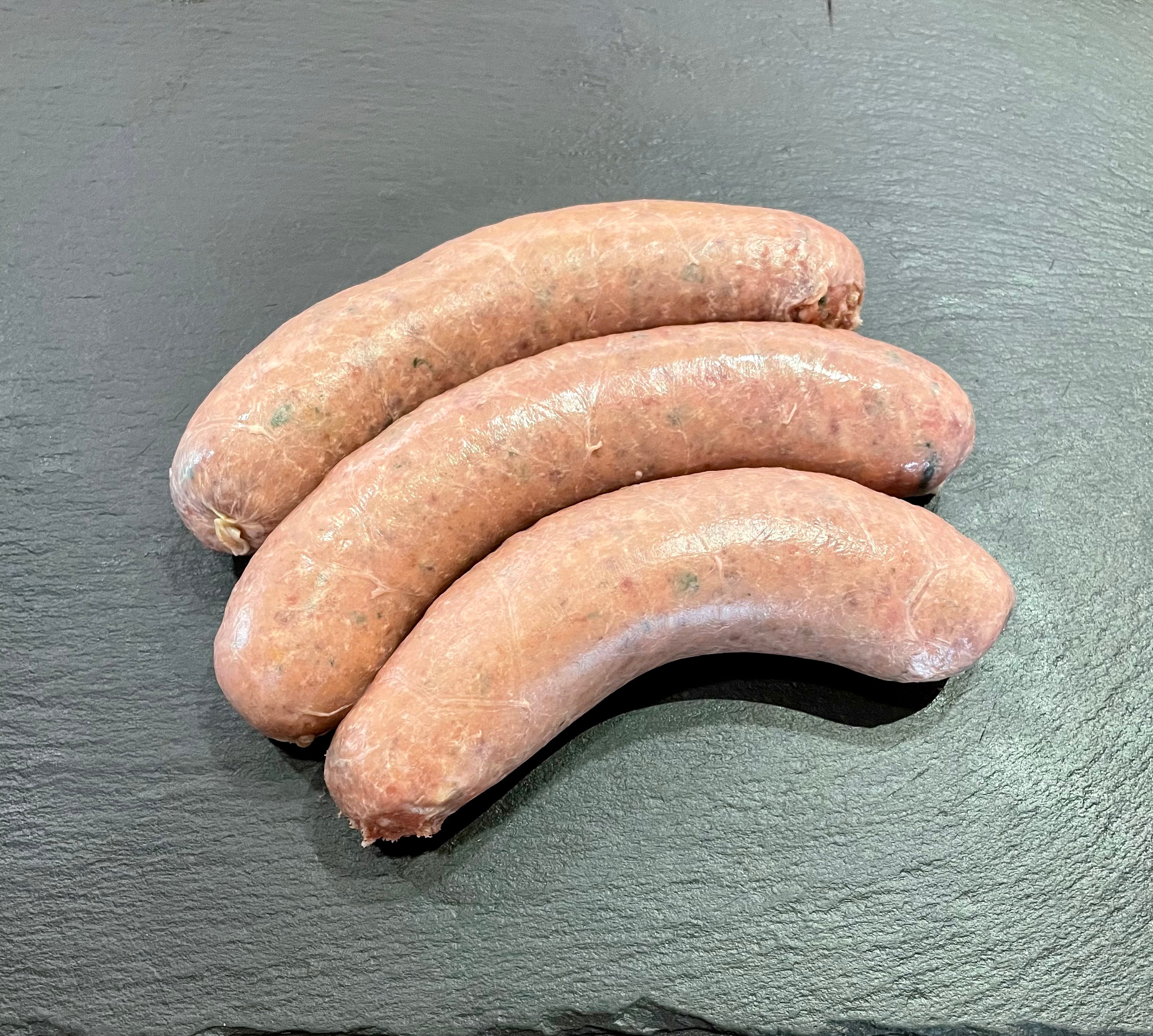 Pork, duck, leek and orange sausage - 3 units