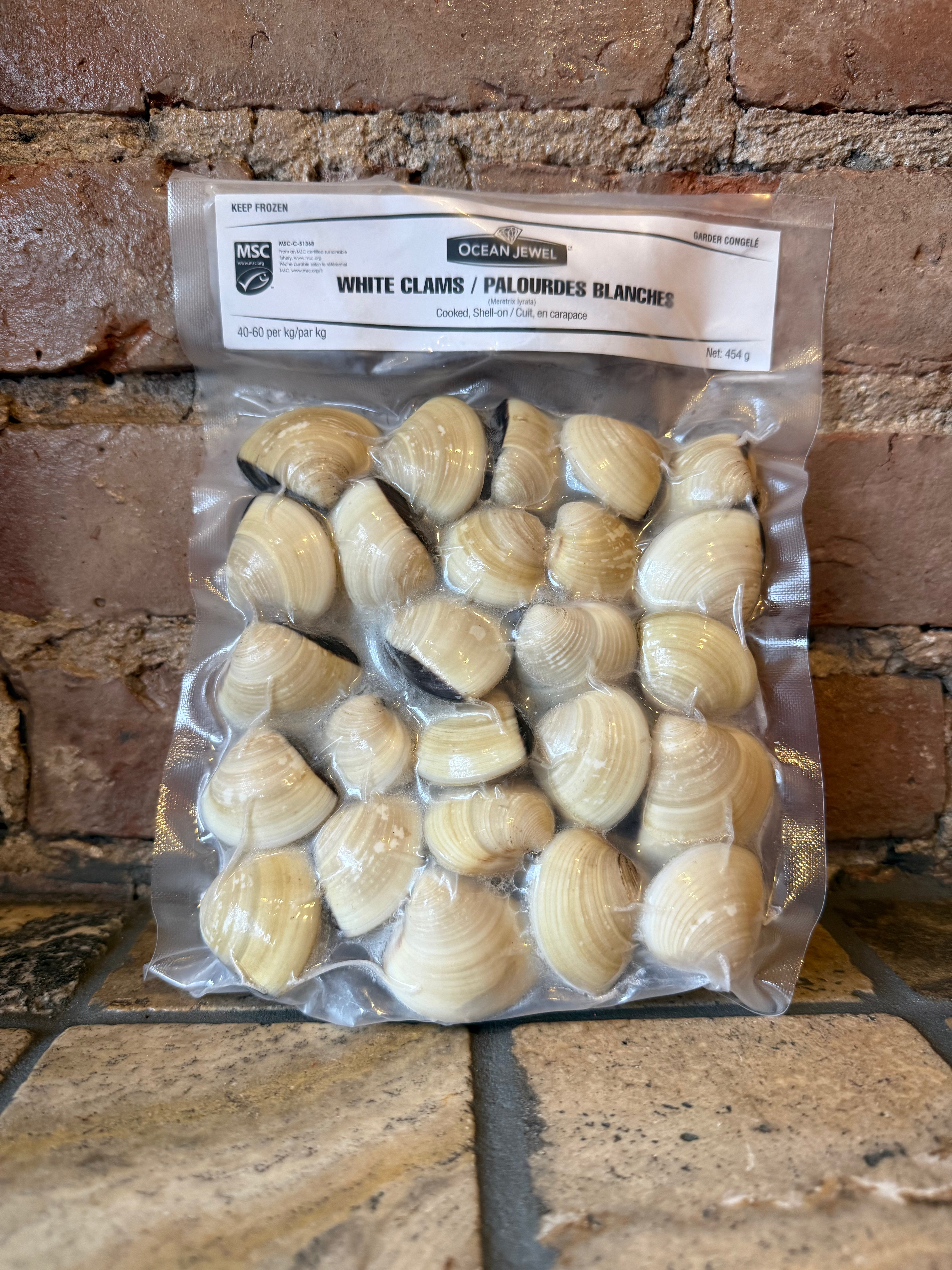 White Clams - 454g