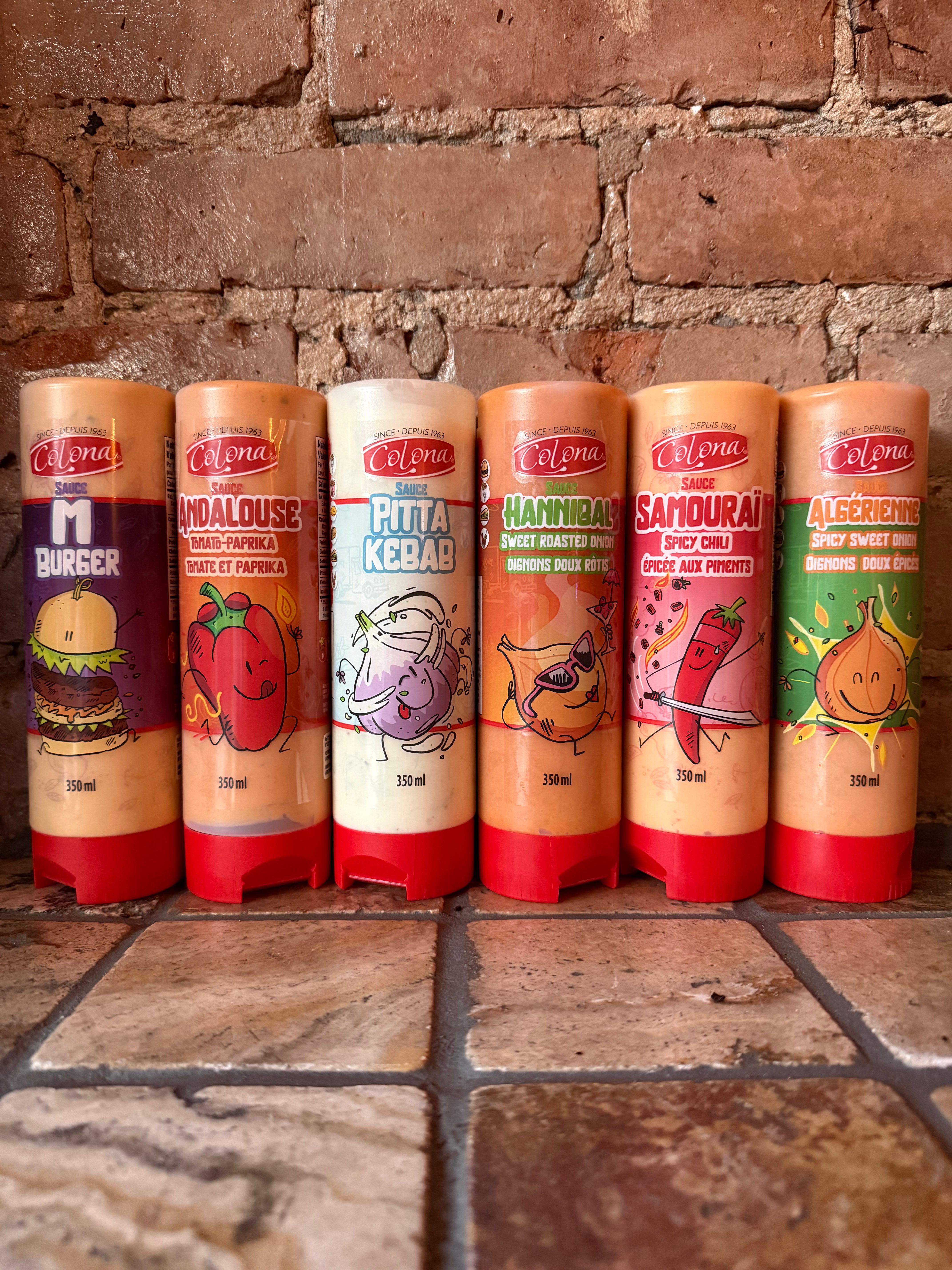 Sauce colona 350ml assortie