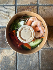 Salade asiatique aux crevettes pour 1 personne