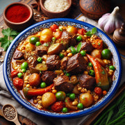 Moroccan Braised Lamb Stew - 1-2 servings