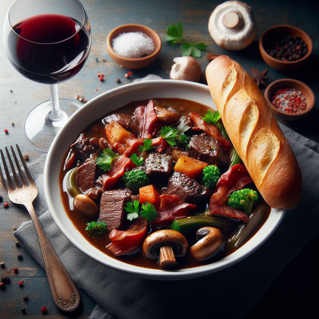 Bœuf bourguignon - 1 portion
