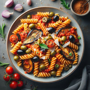 Sicilian-style fusilli and sausage - 1 serving
