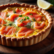 Smoked Salmon Quiche - 8 inches