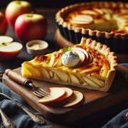 Apple brie quiche - 5 or 8 inches