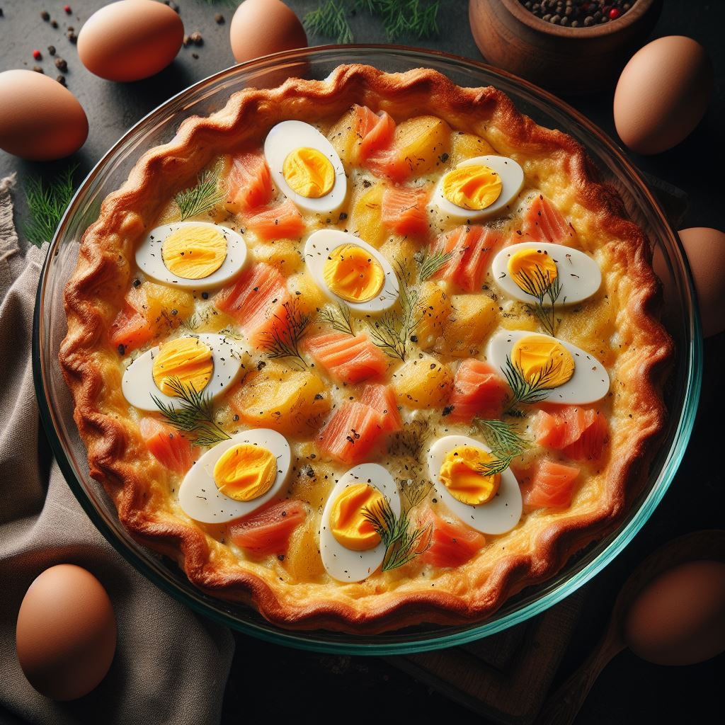 Salmon pie - 5 or 8 inches