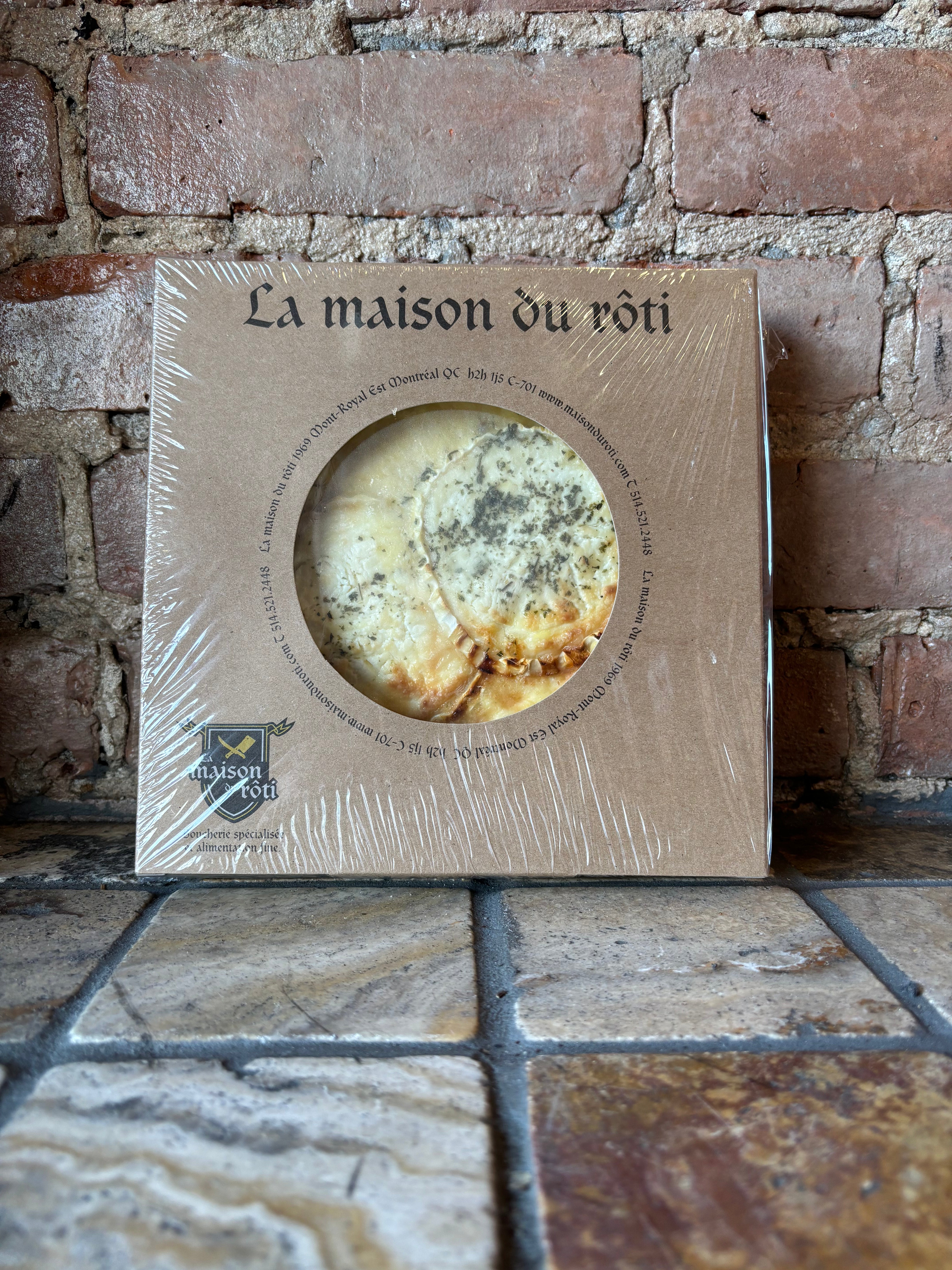 Goat cheese and bacon quiche - 5 or 8 inches