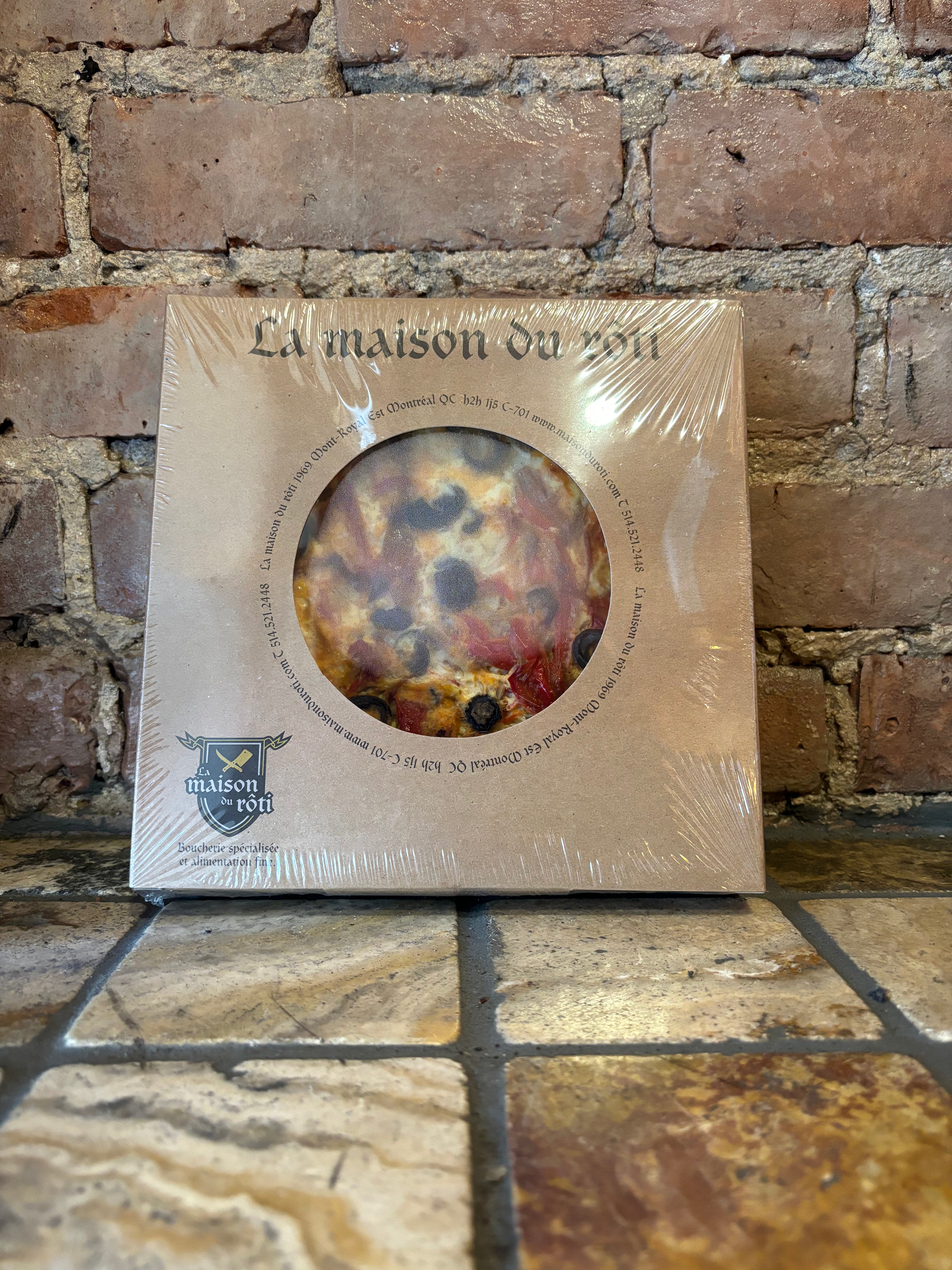 Portuguese-style chorizo quiche - 8 inches