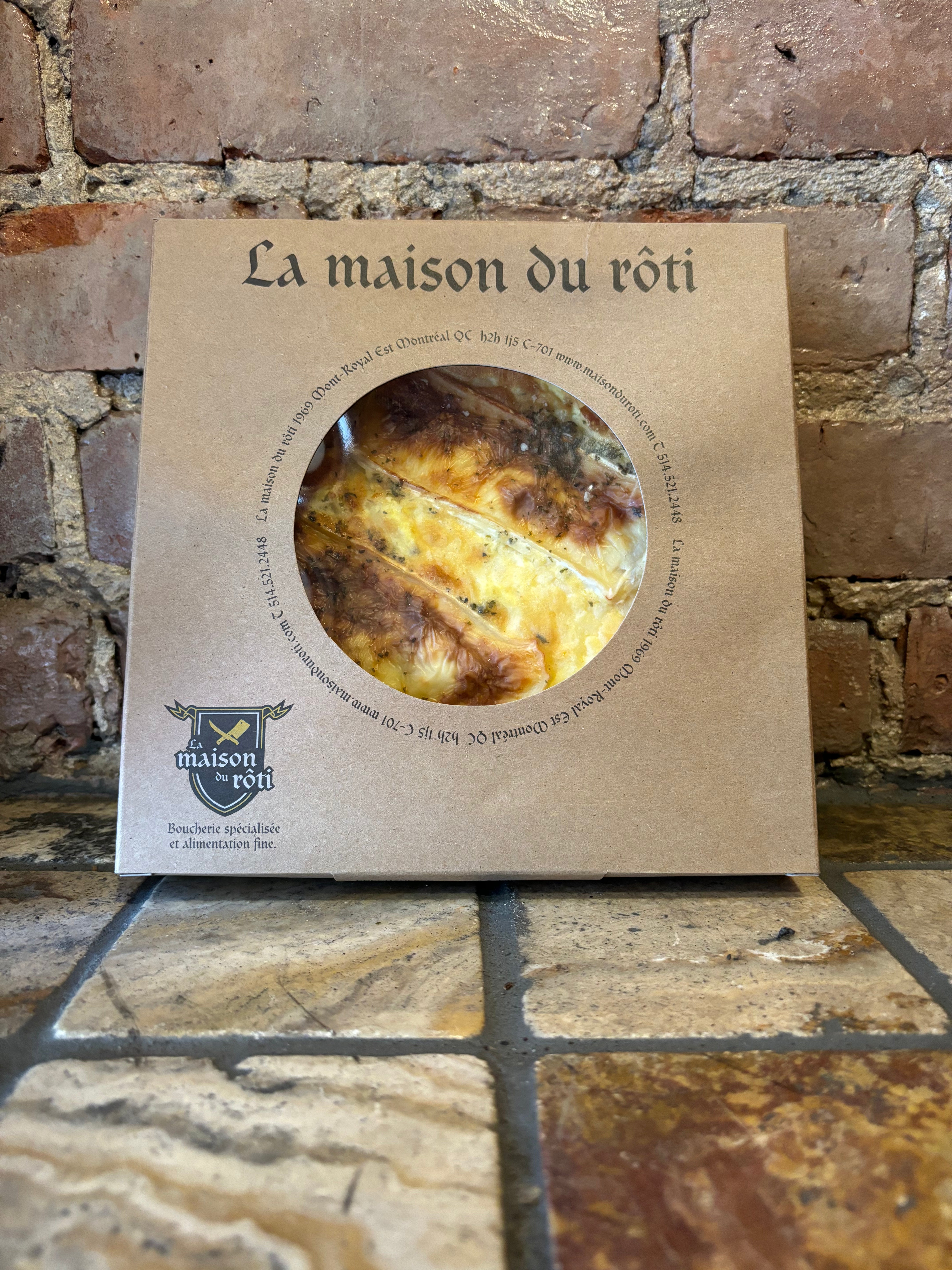 Apple brie quiche - 5 or 8 inches