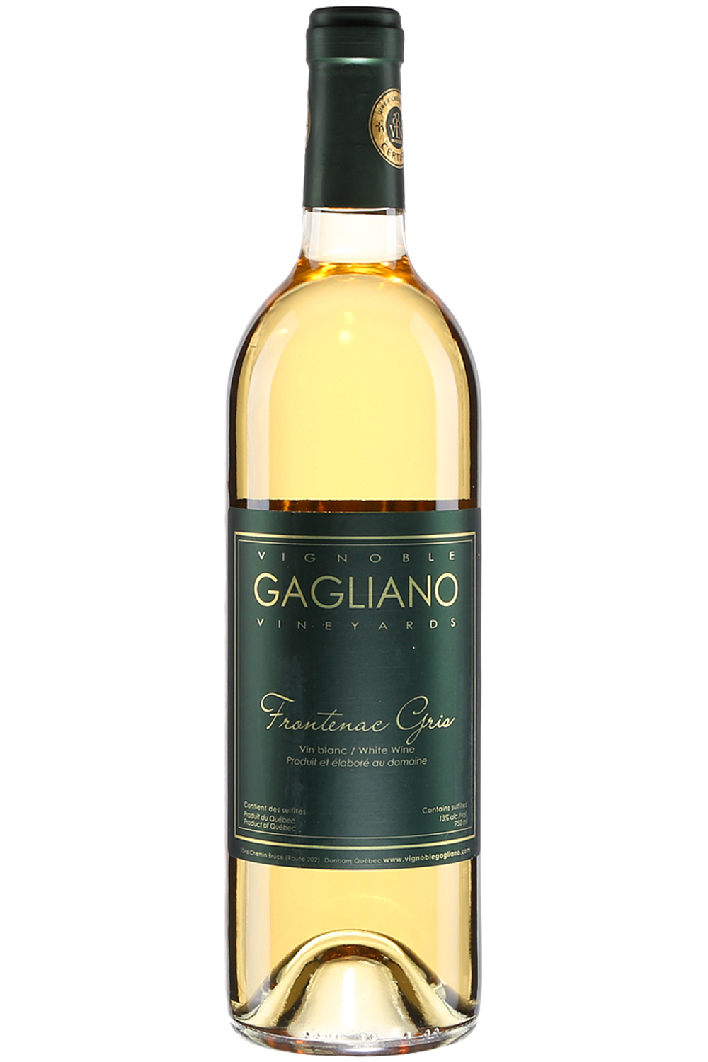 Vignoble Gagliano - Frontenac gris - Vin Blanc - 2019 - 750ml