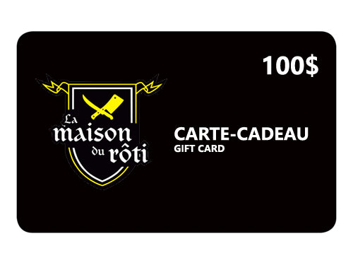 Virtual gift card for La Maison du Rôti