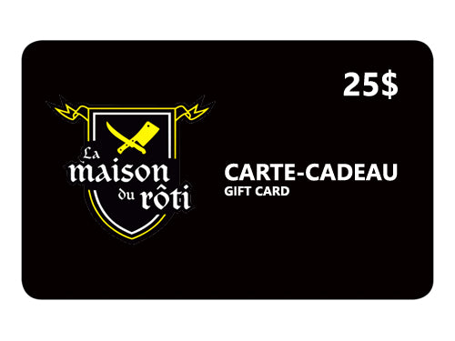 Virtual gift card for La Maison du Rôti