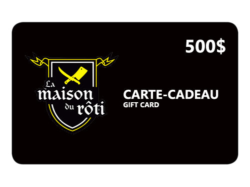 Virtual gift card for La Maison du Rôti