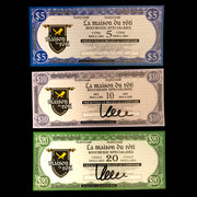 Maison du Rôti paper gift certificates