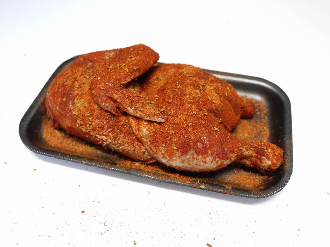 Demi poulet de cornouailles à la marocaine | Boucherie du plateau (1393385668723)