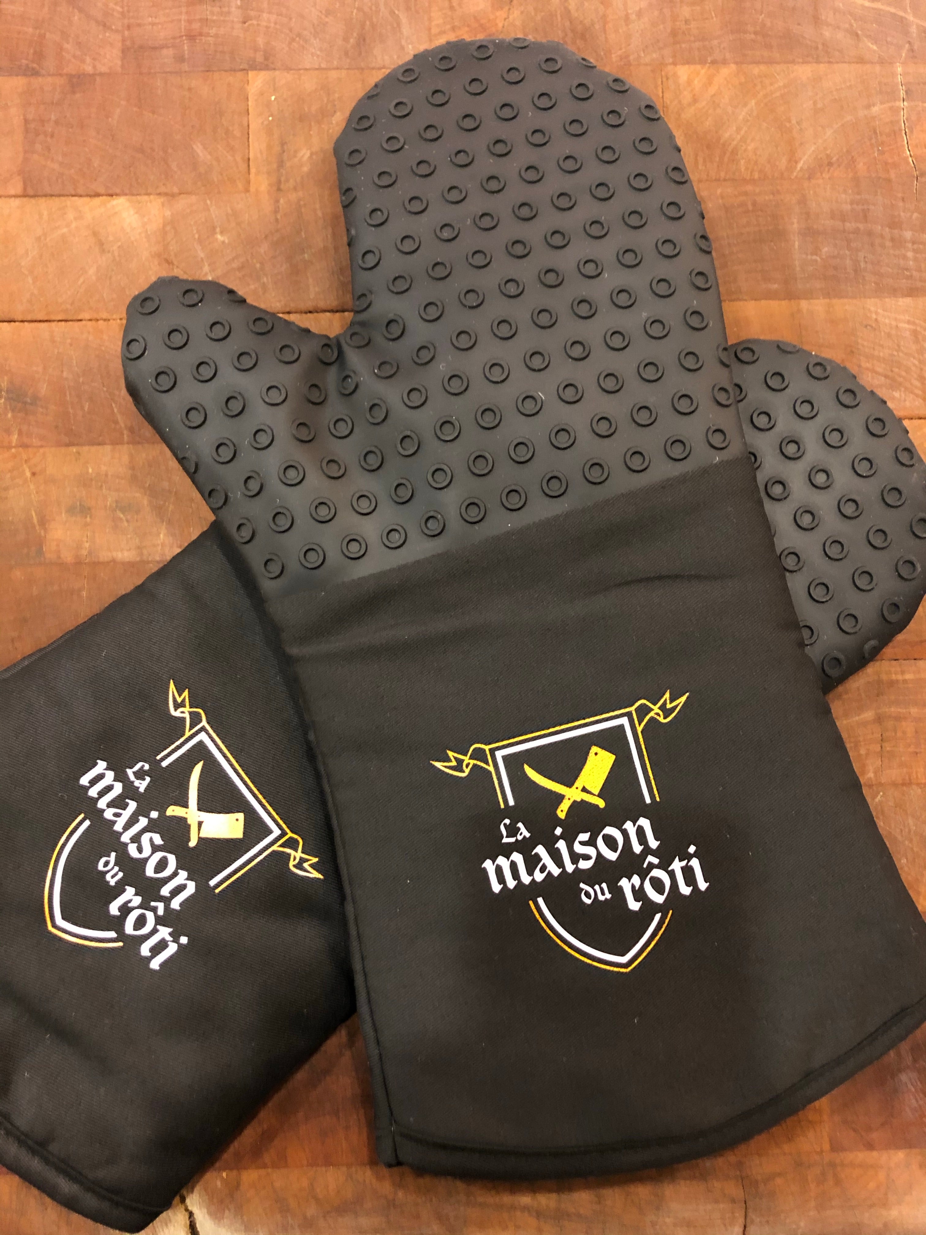 Homemade roast oven mitt