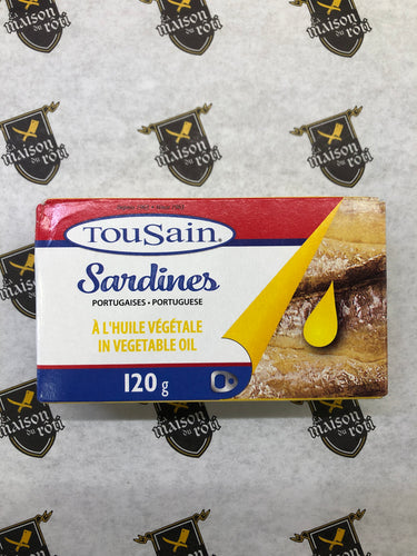 Sardines huile végétale Tousain (4554329227364)