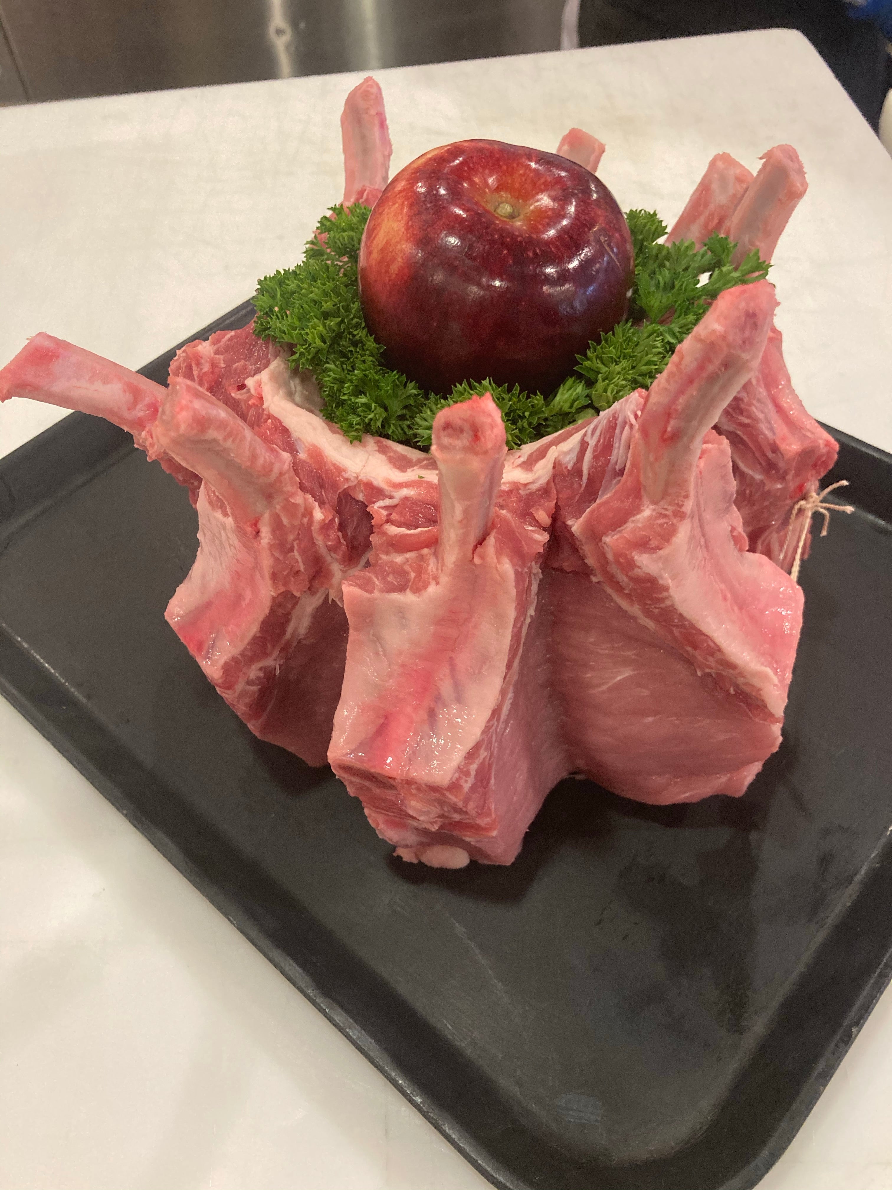 Crown roast of pork for 10 people