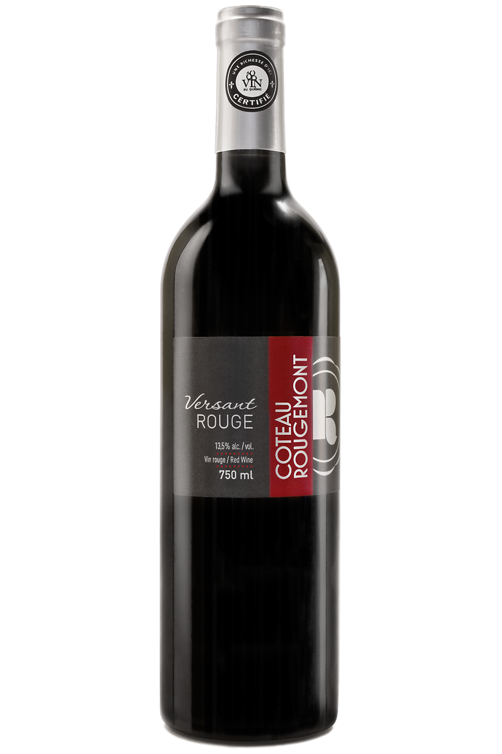 Vignoble Coteau Rougemont - Vin rouge Le Versant rouge - 750 ml