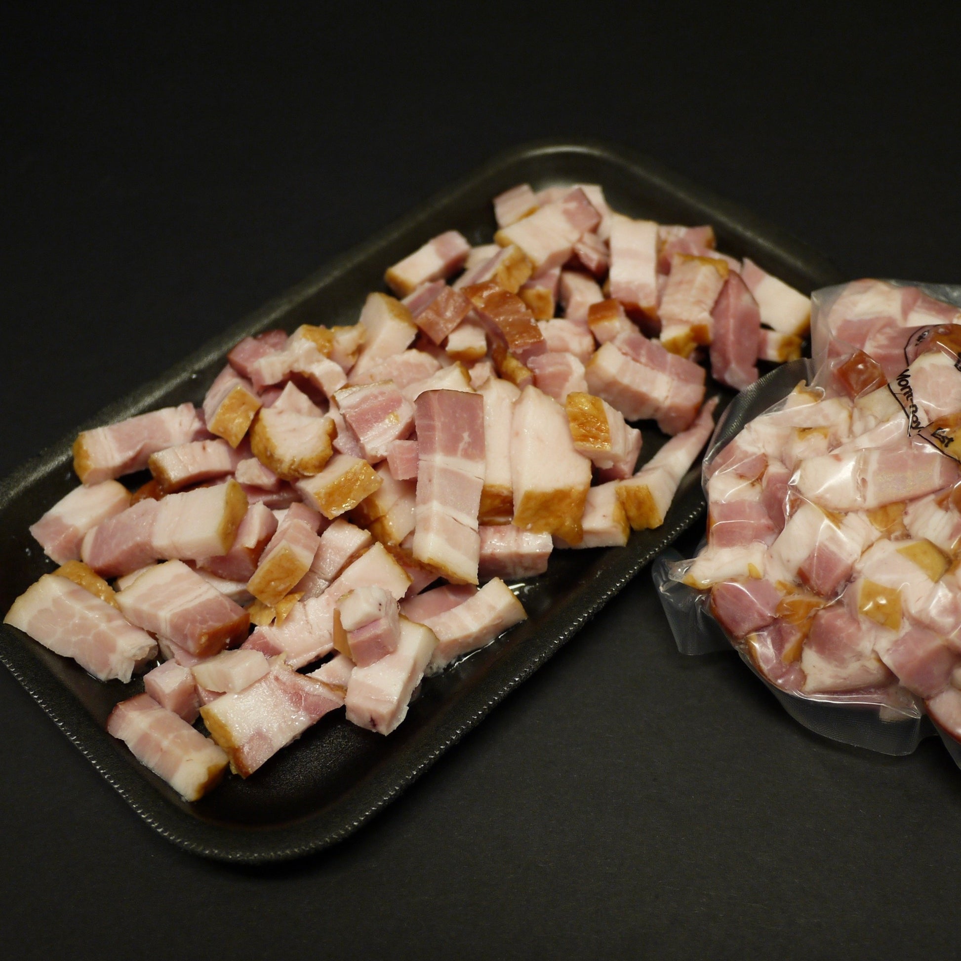 Lardons sous vide à la Maison du Rôti, la boucherie du plateau (1336948031603)