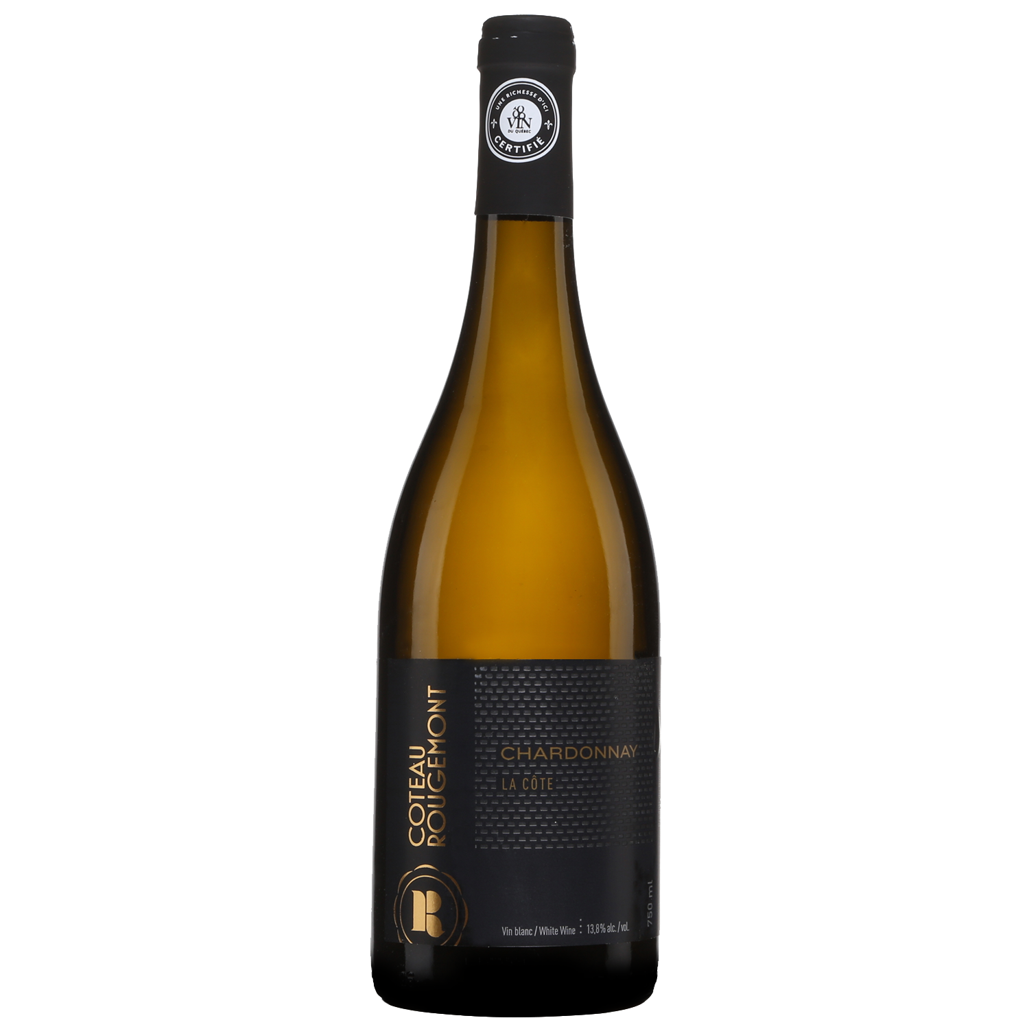 Vignoble Coteau Rougemont - Vin blanc - Chardonnay - Cote plage - 750 ml